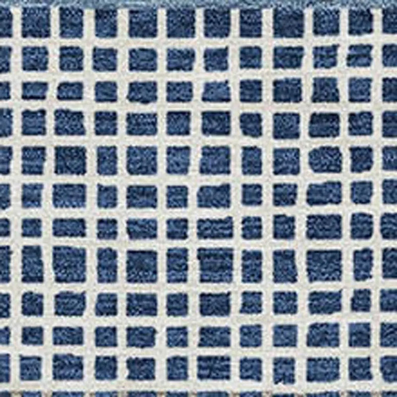 5' X 8' Navy Blue And Ivory Striped Washable Indoor Outdoor Area Rug Homeroots Outdoor