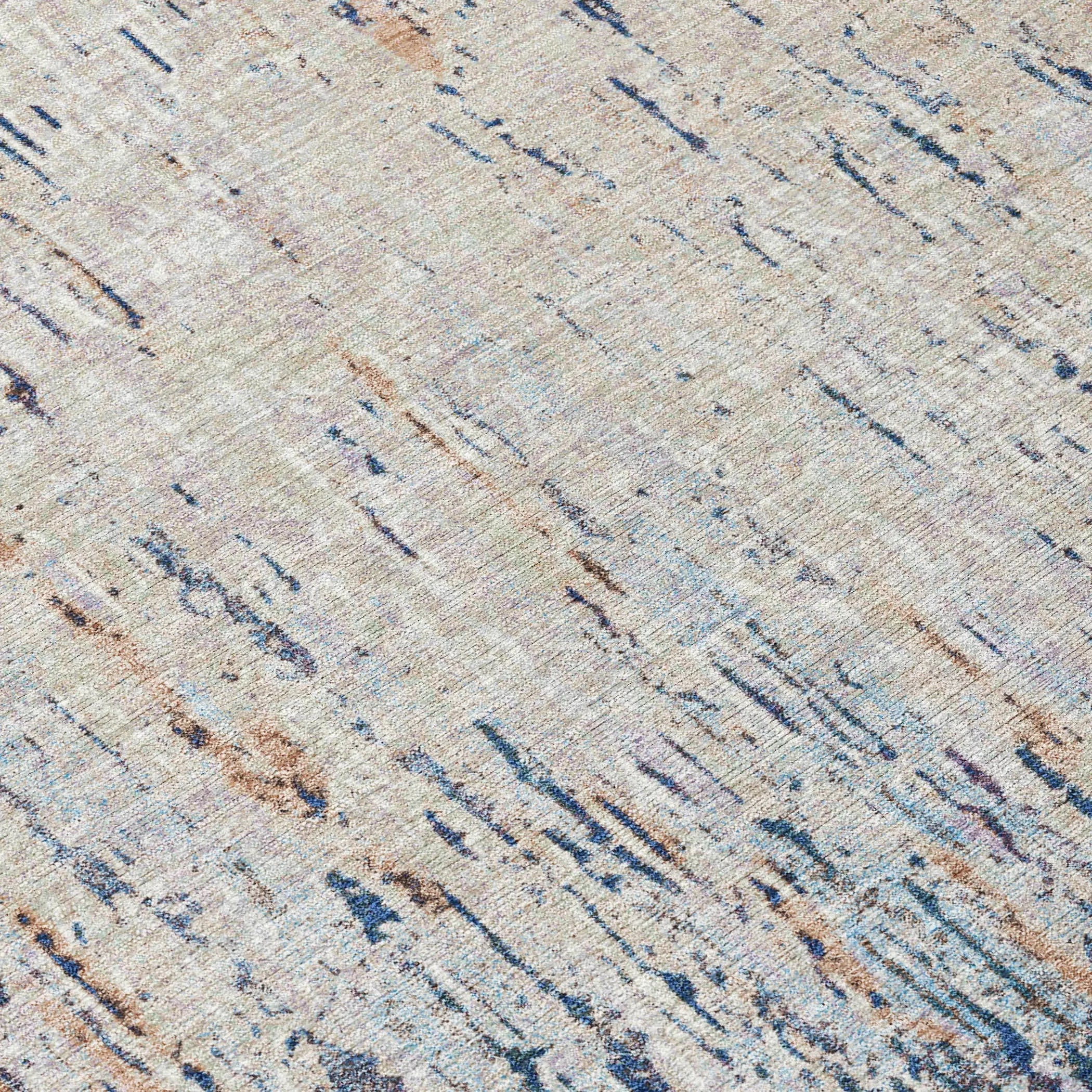 5' X 8' Navy Blue And Taupe Striped Washable Indoor Outdoor Area Rug Homeroots Outdoor