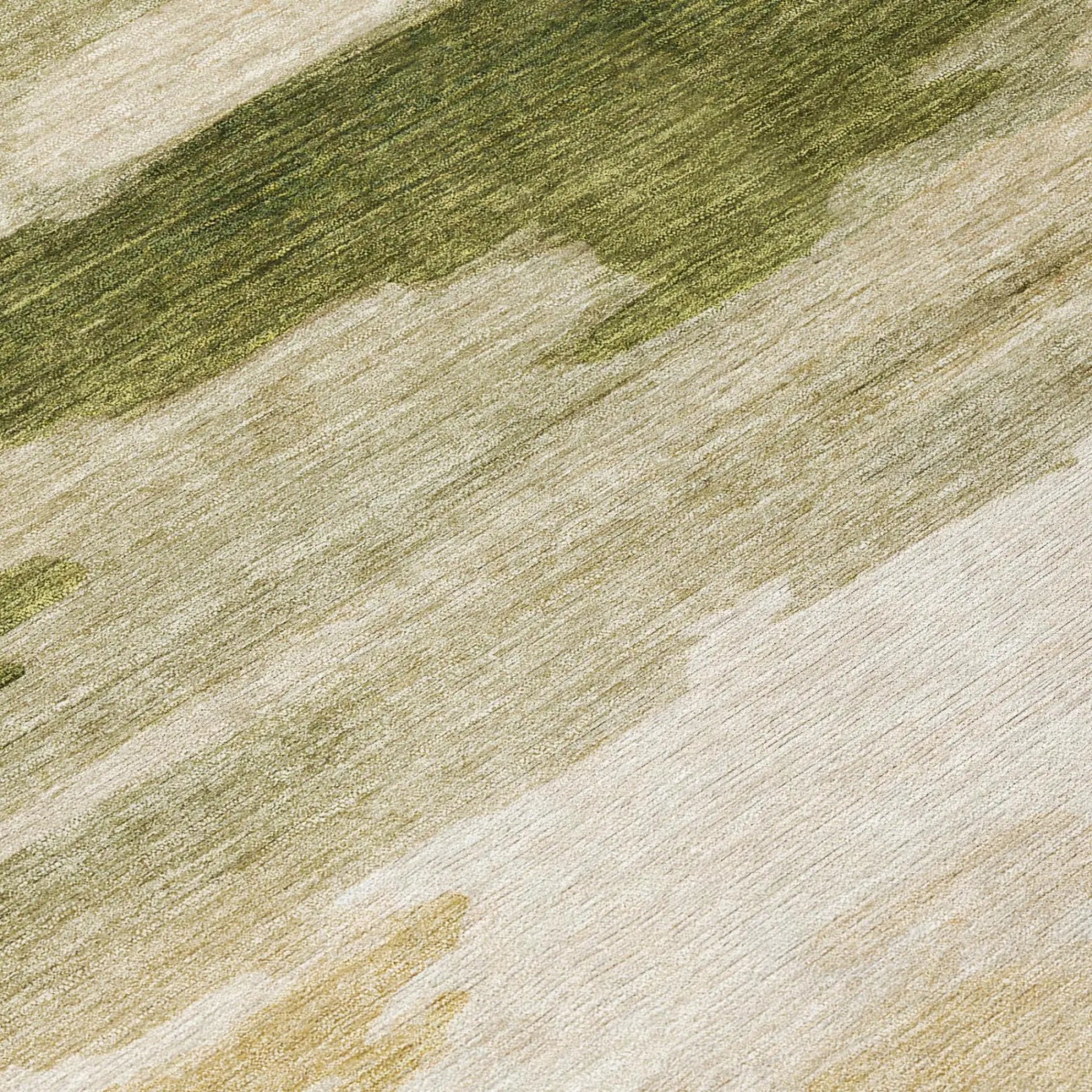 5' X 8' Olive Green And Green Abstract Washable Indoor Outdoor Area Rug Homeroots Outdoor