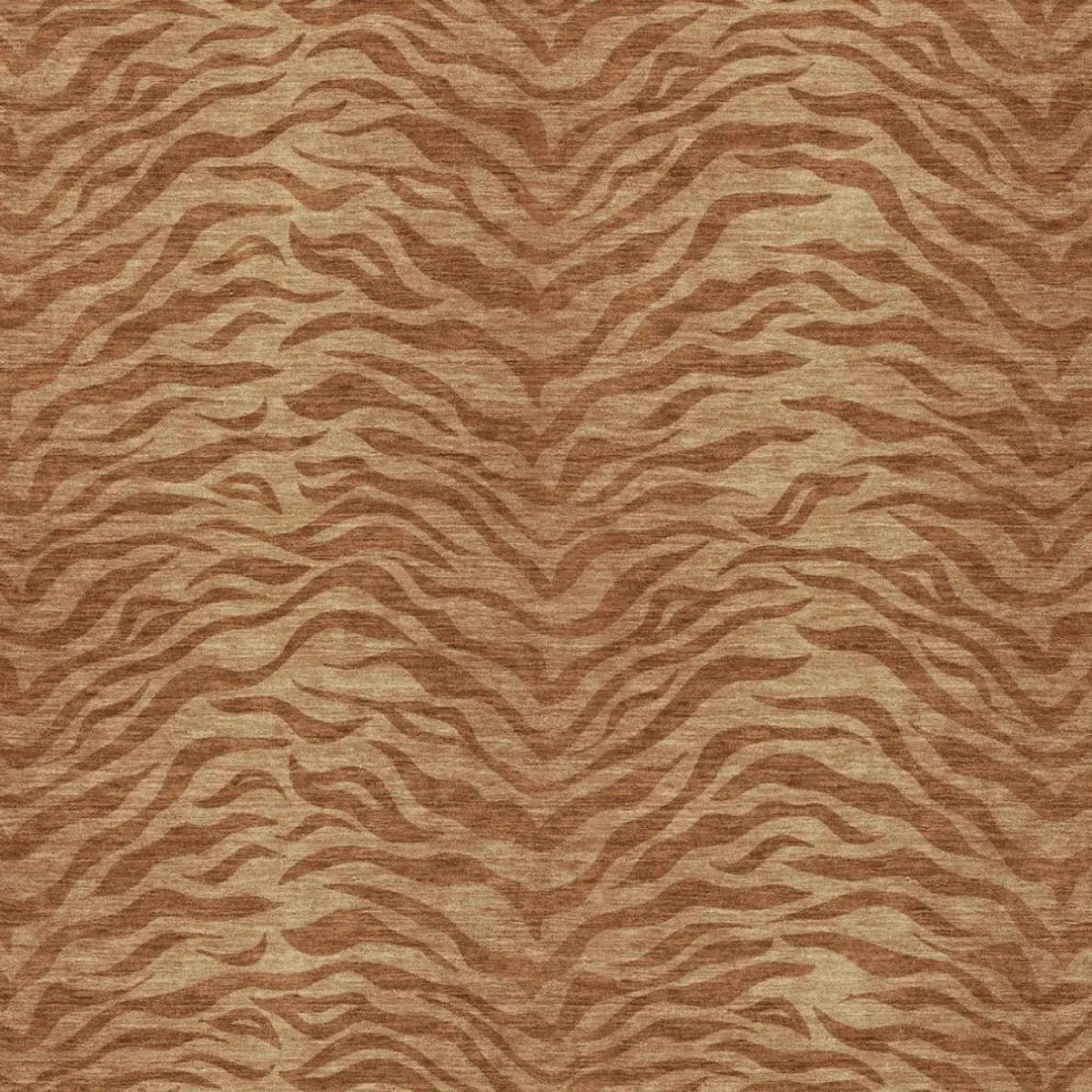 5' X 8' Orange And Copper Animal Print Washable Indoor Outdoor Area Rug Homeroots Outdoor