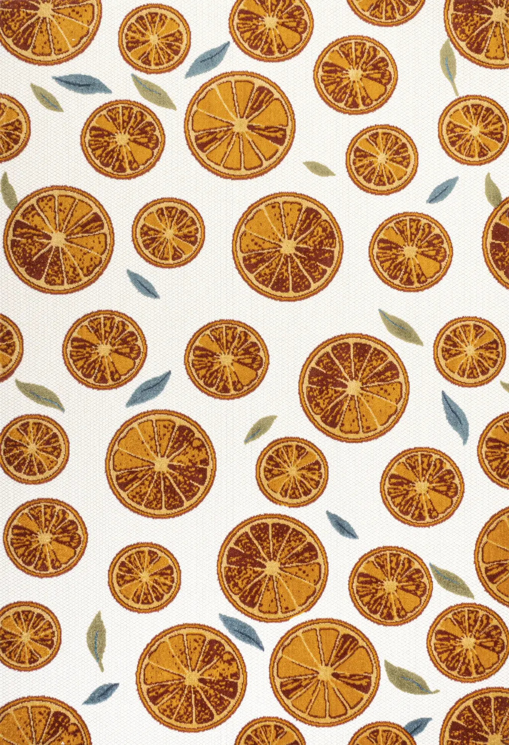 5' X 8' Orange And Cream Polka Dot Indoor Outdoor Area Rug Homeroots Outdoor