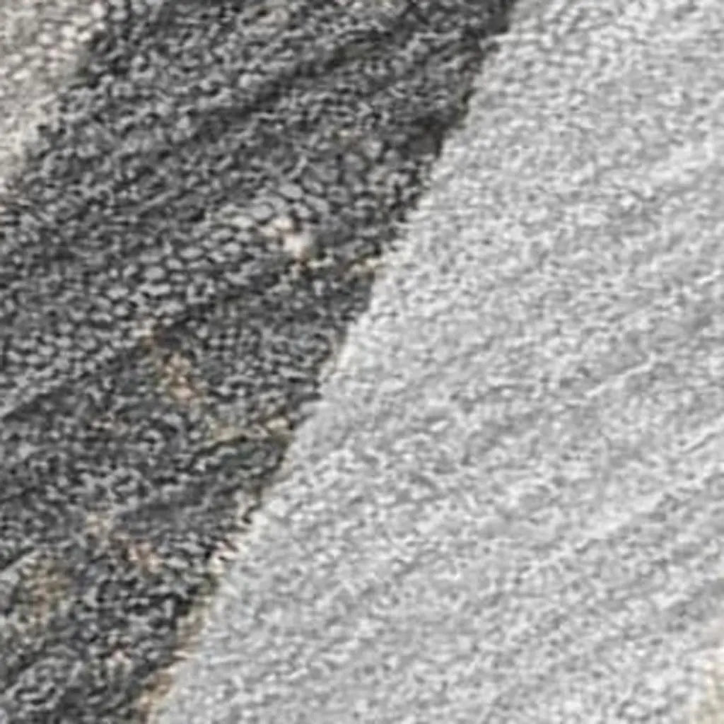 5' X 8' Pewter And Gray Abstract Washable Indoor Outdoor Area Rug Homeroots Outdoor