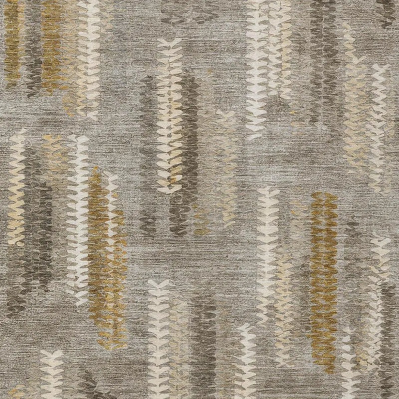 5' X 8' Pewter And Gray Abstract Washable Indoor Outdoor Area Rug Homeroots Outdoor