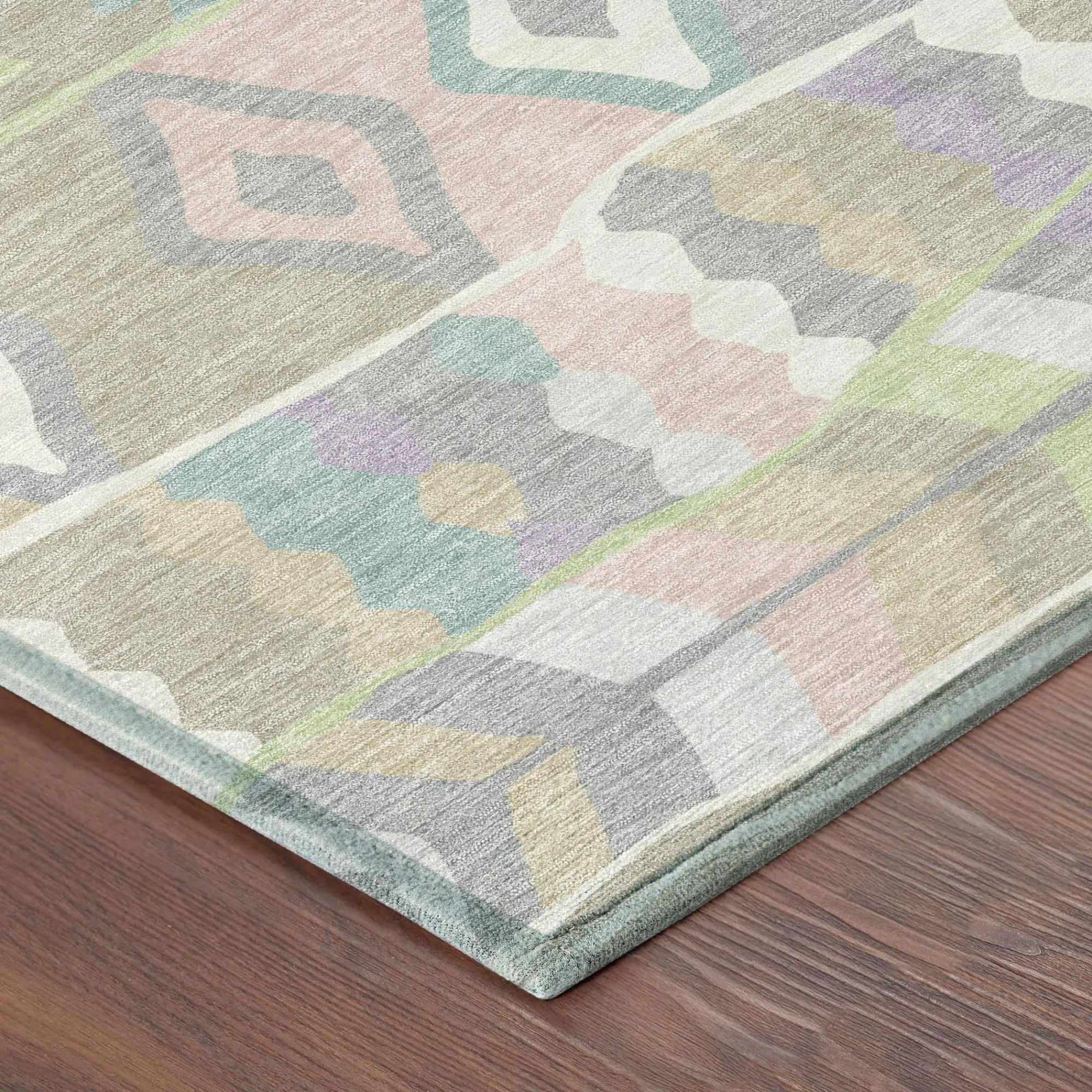 5' X 8' Pewter And Gray Geometric Washable Indoor Outdoor Area Rug Homeroots Outdoor