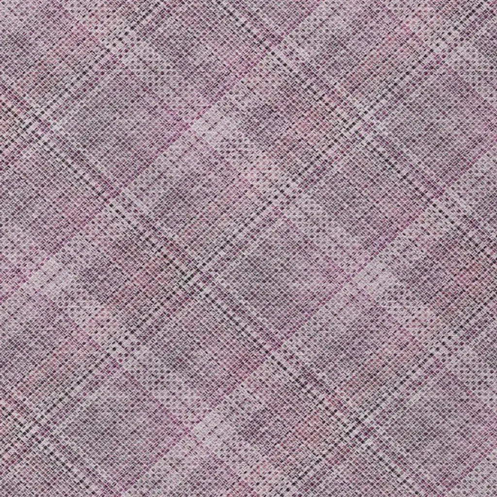 5' X 8' Pink And Blush Plaid Washable Indoor Outdoor Area Rug Homeroots Outdoor