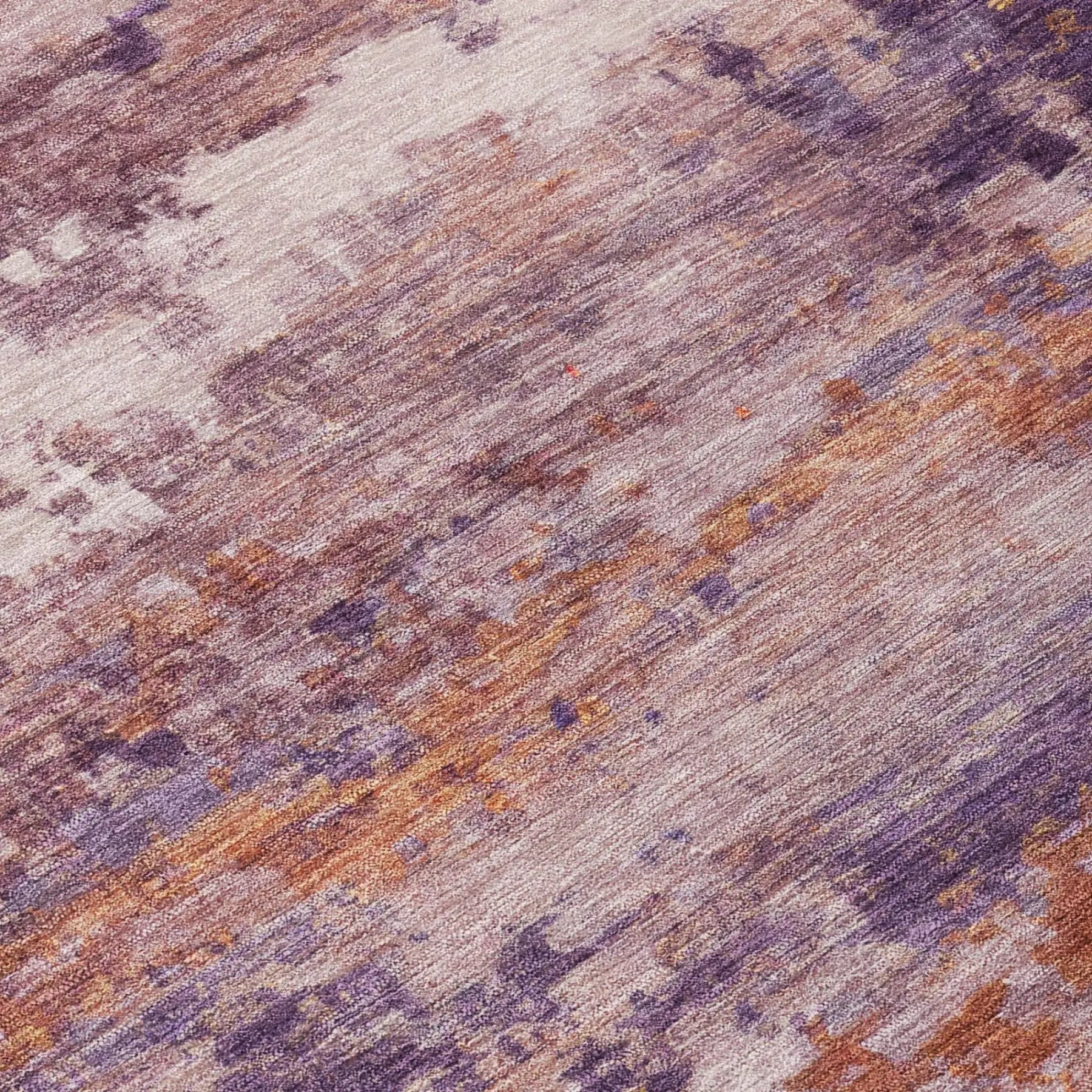 5' X 8' Plum And Purple Abstract Washable Indoor Outdoor Area Rug Homeroots Outdoor