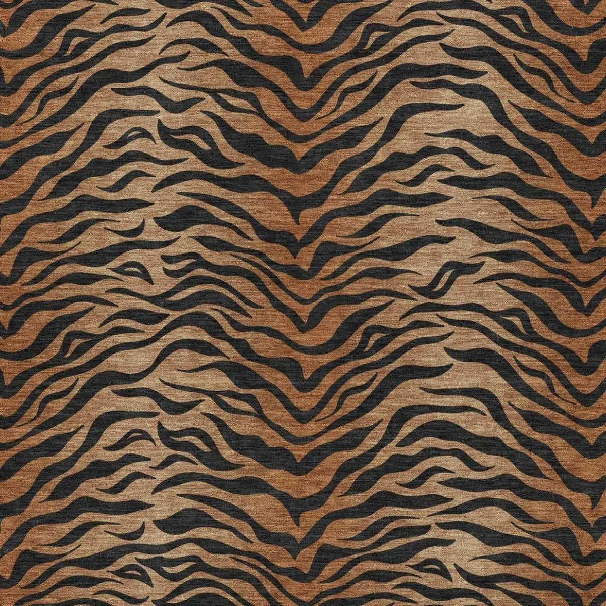 5' X 8' Rust And Orange Animal Print Washable Indoor Outdoor Area Rug Homeroots Outdoor