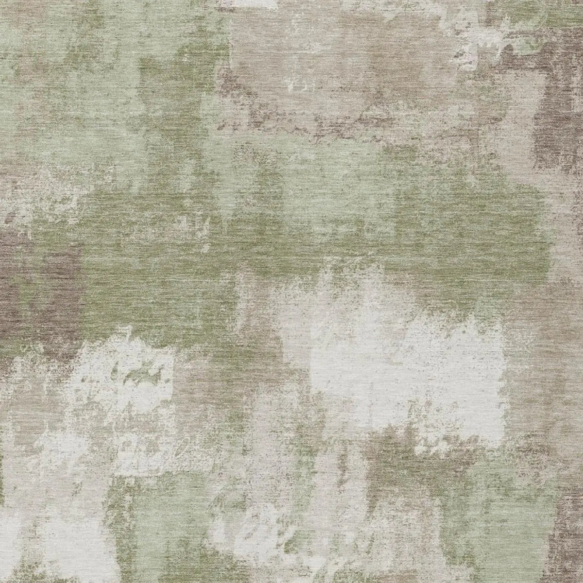 5' X 8' Sage And Green Abstract Washable Indoor Outdoor Area Rug Homeroots Outdoor