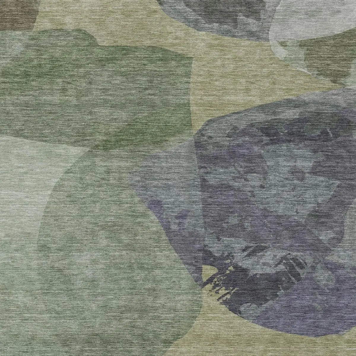 5' X 8' Sage And Green Abstract Washable Indoor Outdoor Area Rug Homeroots Outdoor