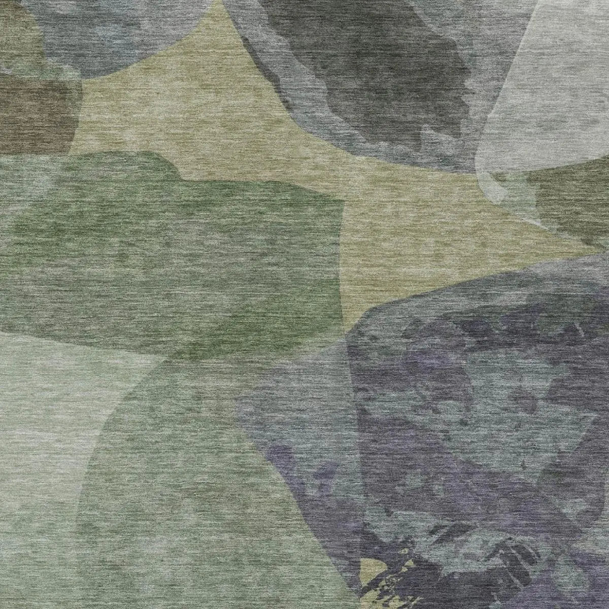 5' X 8' Sage And Green Abstract Washable Indoor Outdoor Area Rug Homeroots Outdoor