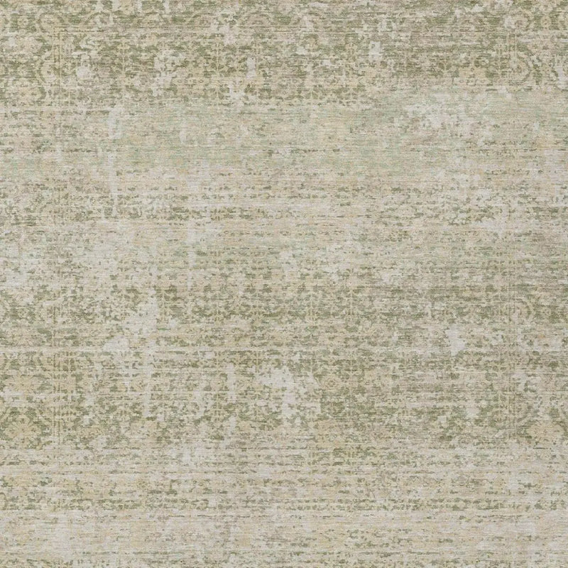 5' X 8' Sage And Green Abstract Washable Indoor Outdoor Area Rug Homeroots Outdoor