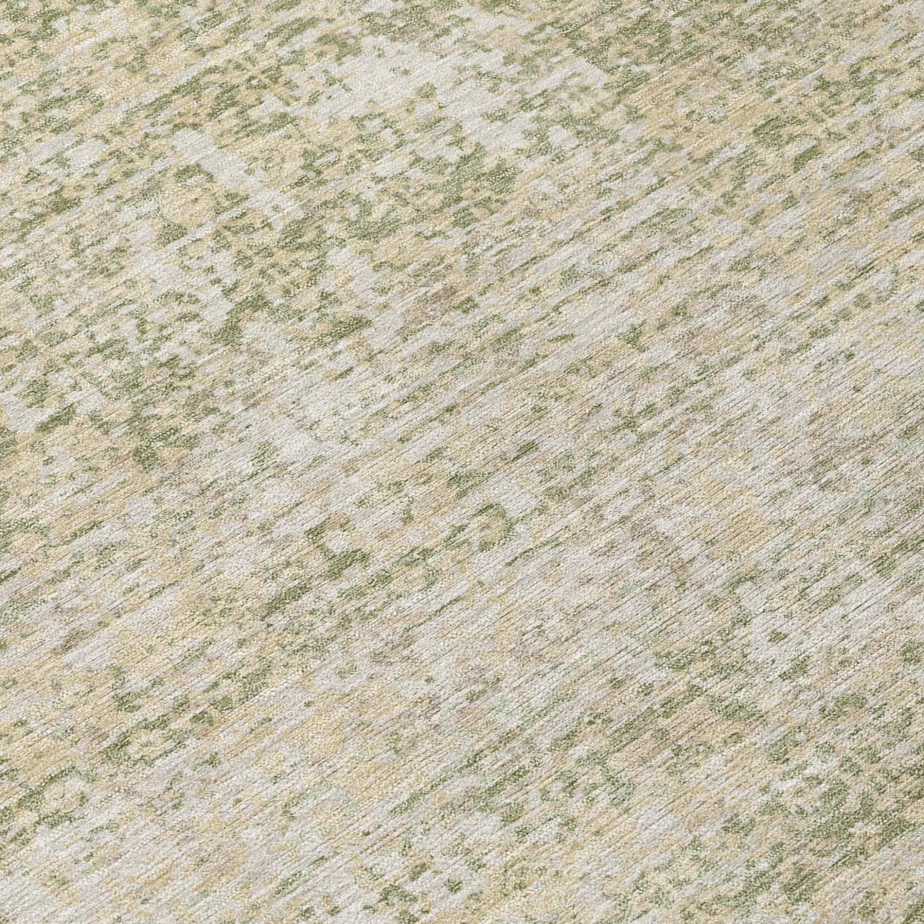 5' X 8' Sage And Green Abstract Washable Indoor Outdoor Area Rug Homeroots Outdoor