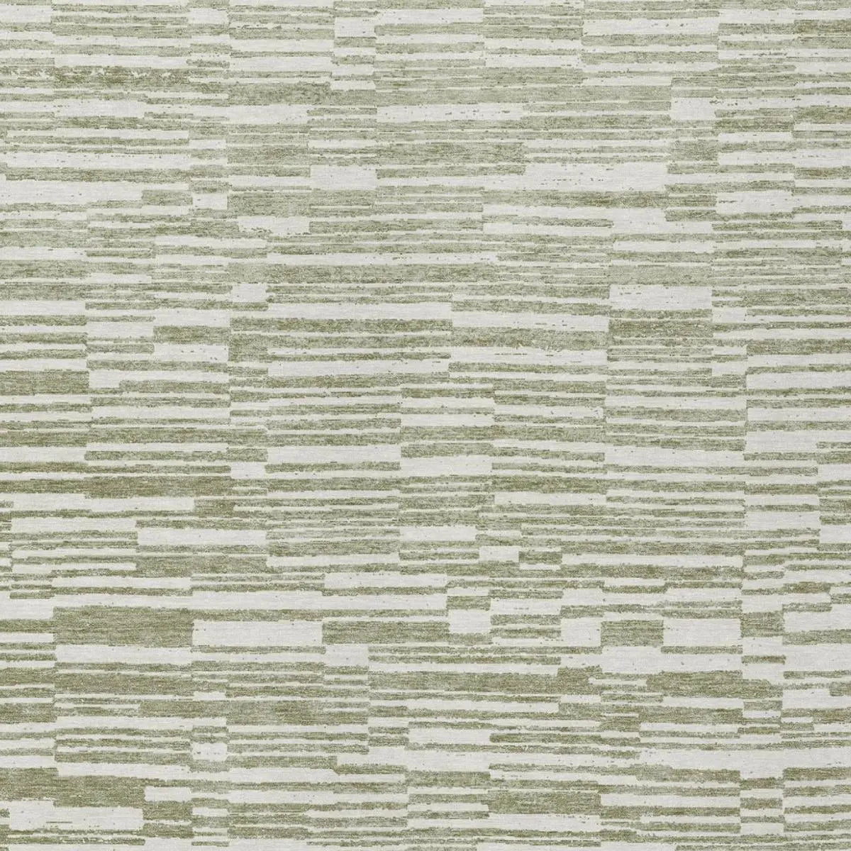 5' X 8' Sage And Green Striped Washable Indoor Outdoor Area Rug Homeroots Outdoor