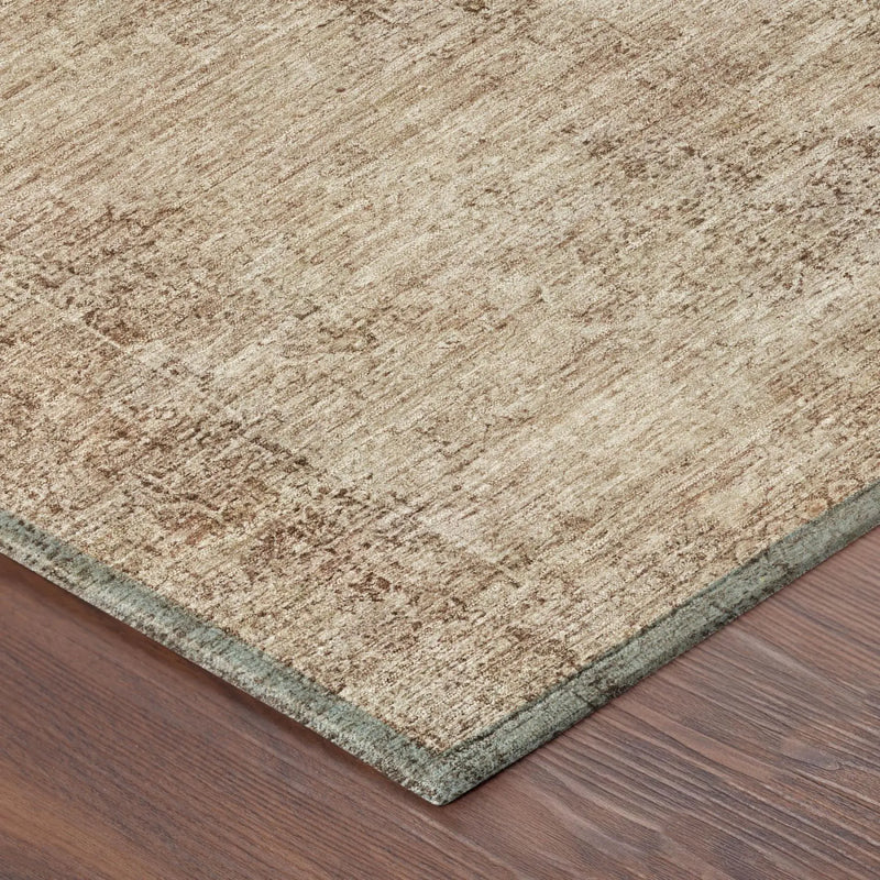 5' X 8' Salmon And Orange Oriental Washable Indoor Outdoor Area Rug Homeroots Outdoor