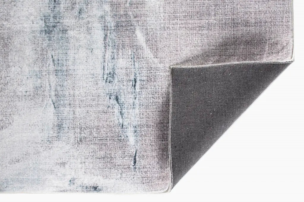5' X 8' Sand Ivory And Black Abstract Area Rug Homeroots Home Decor