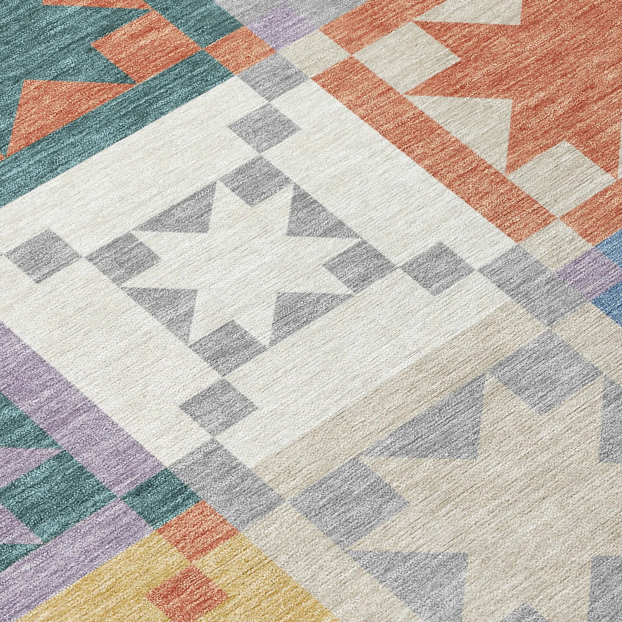 5' X 8' Silver And Gold Patchwork Washable Indoor Outdoor Area Rug Homeroots Outdoor