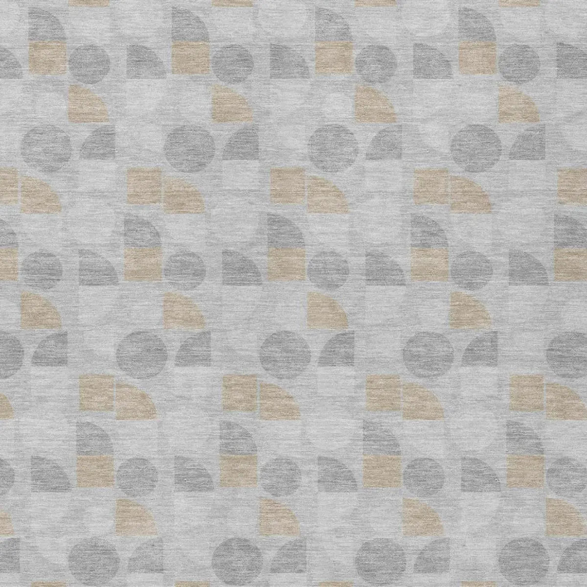 5' X 8' Silver And Gray Geometric Washable Indoor Outdoor Area Rug Homeroots Outdoor