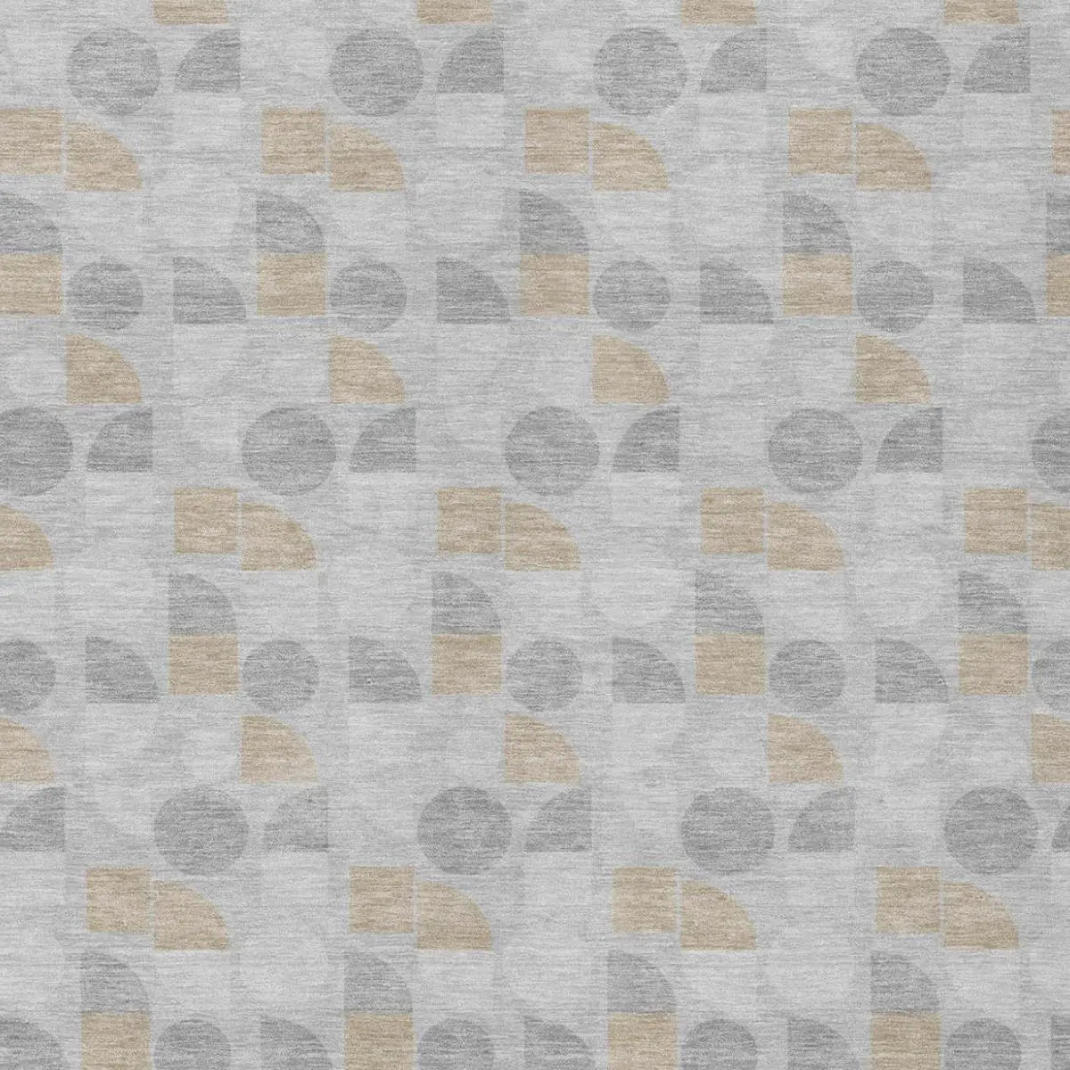 5' X 8' Silver And Gray Geometric Washable Indoor Outdoor Area Rug Homeroots Outdoor