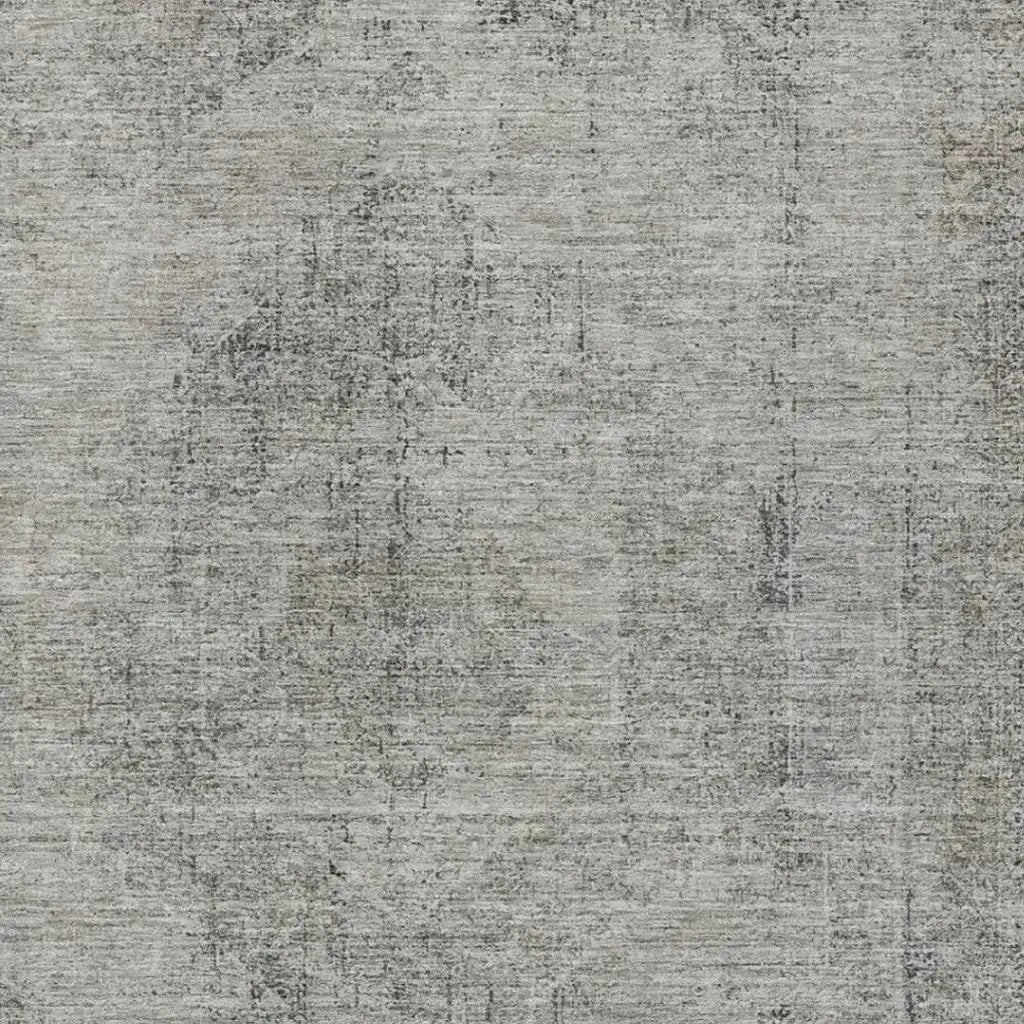 5' X 8' Silver And Gray Oriental Washable Indoor Outdoor Area Rug Homeroots Outdoor