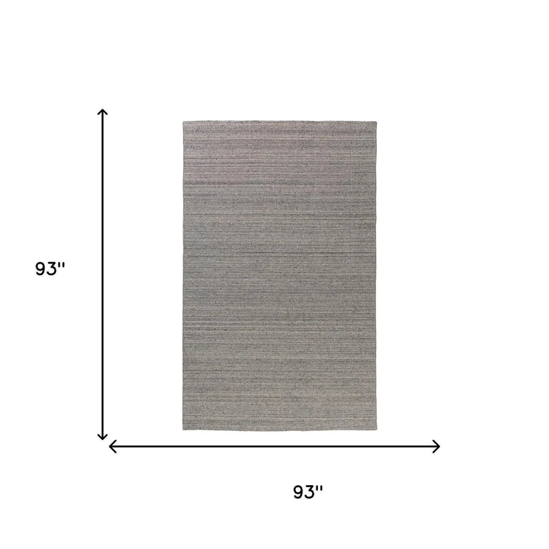 5' X 8' Silver And Gray Wool Hand Knotted Area Rug Homeroots Home Decor