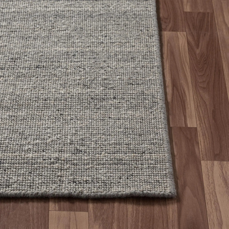 5' X 8' Silver And Gray Wool Hand Knotted Area Rug Homeroots Home Decor