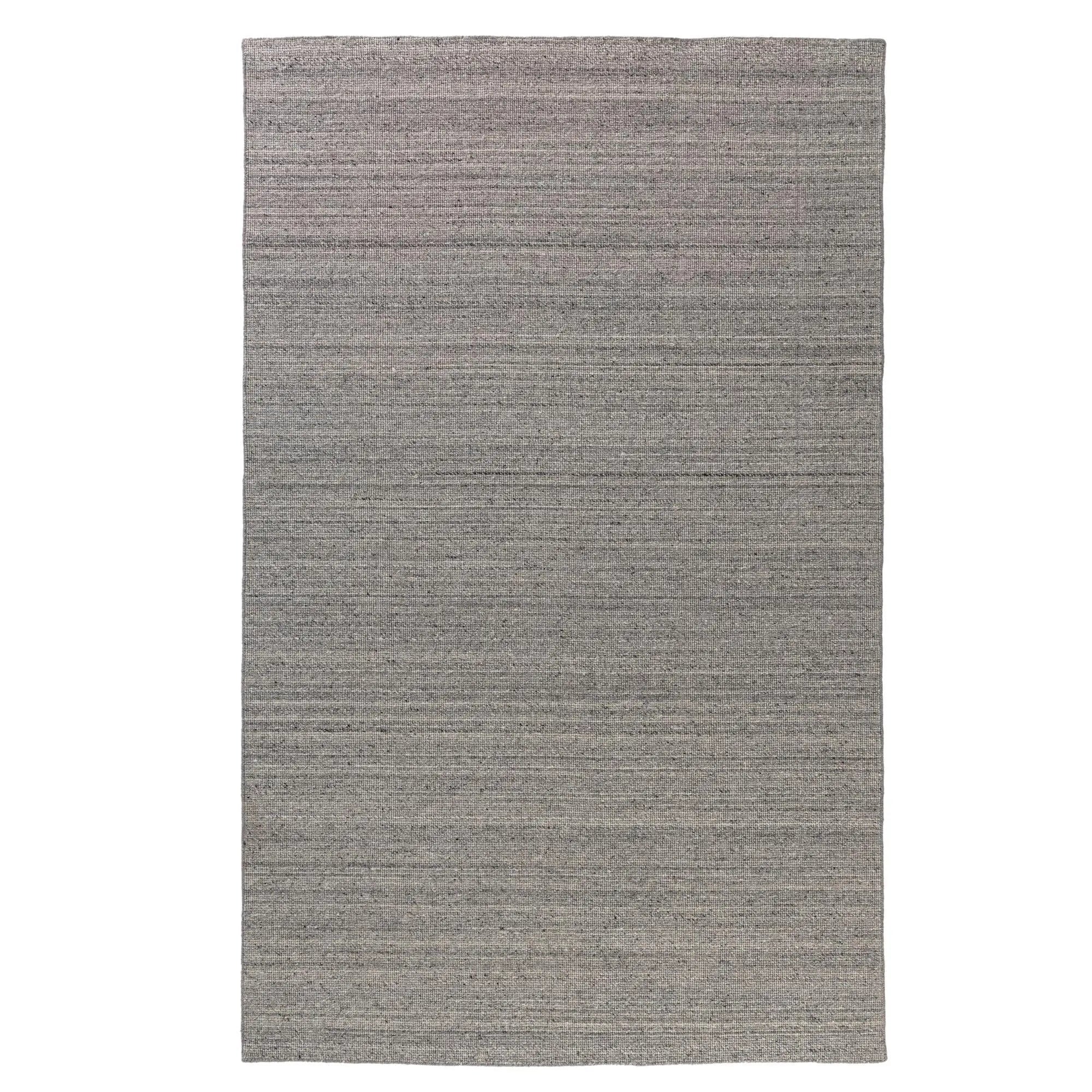5' X 8' Silver And Gray Wool Hand Knotted Area Rug Homeroots Home Decor