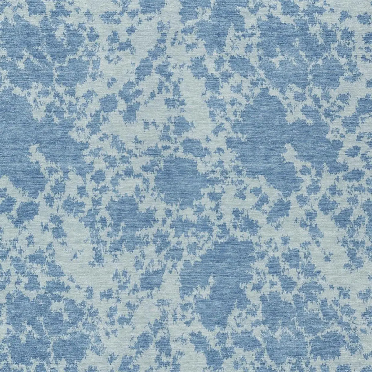 5' X 8' Sky Blue And Blue Abstract Washable Indoor Outdoor Area Rug Homeroots Outdoor