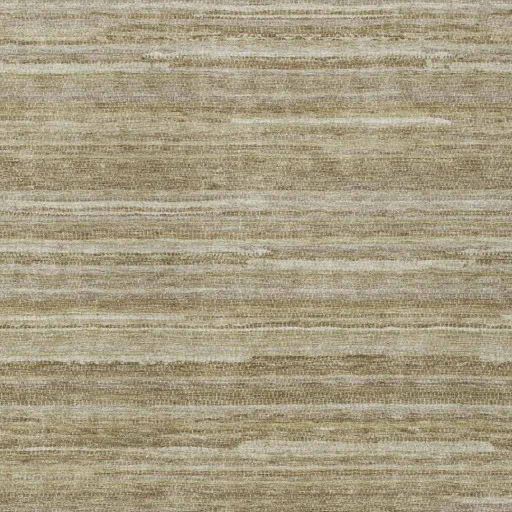 5' X 8' Tan And Brown Striped Washable Indoor Outdoor Area Rug Homeroots Outdoor
