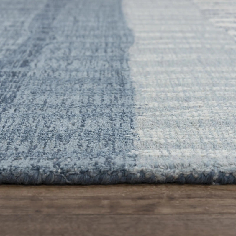 5' X 8' Tan And Natural Wool Striped Hand Tufted Area Rug Homeroots Home Decor