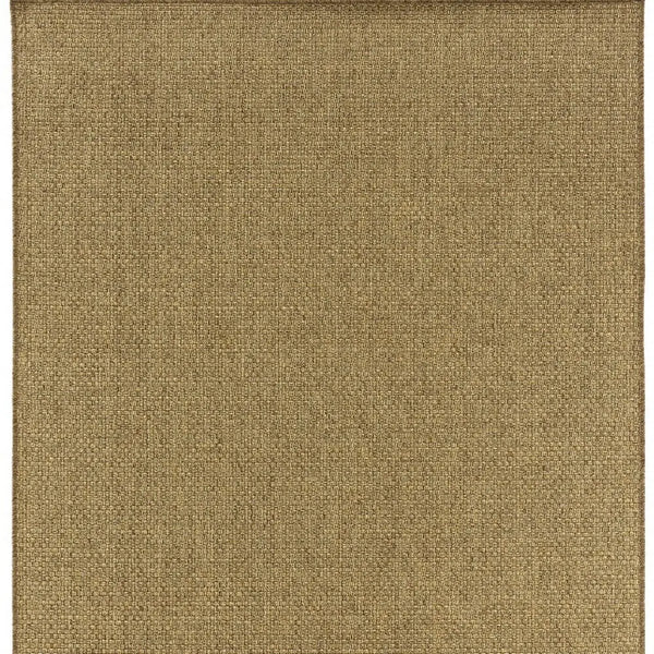 5' X 8' Tan Indoor Outdoor Area Rug Homeroots Outdoor