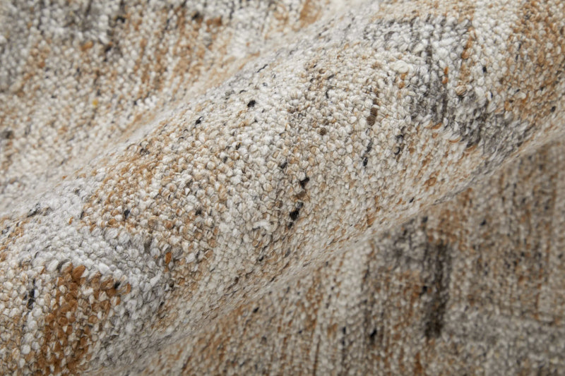 5' X 8' Tan and Gray Geometric Hand Woven Area Rug With Fringe Homeroots Outdoor