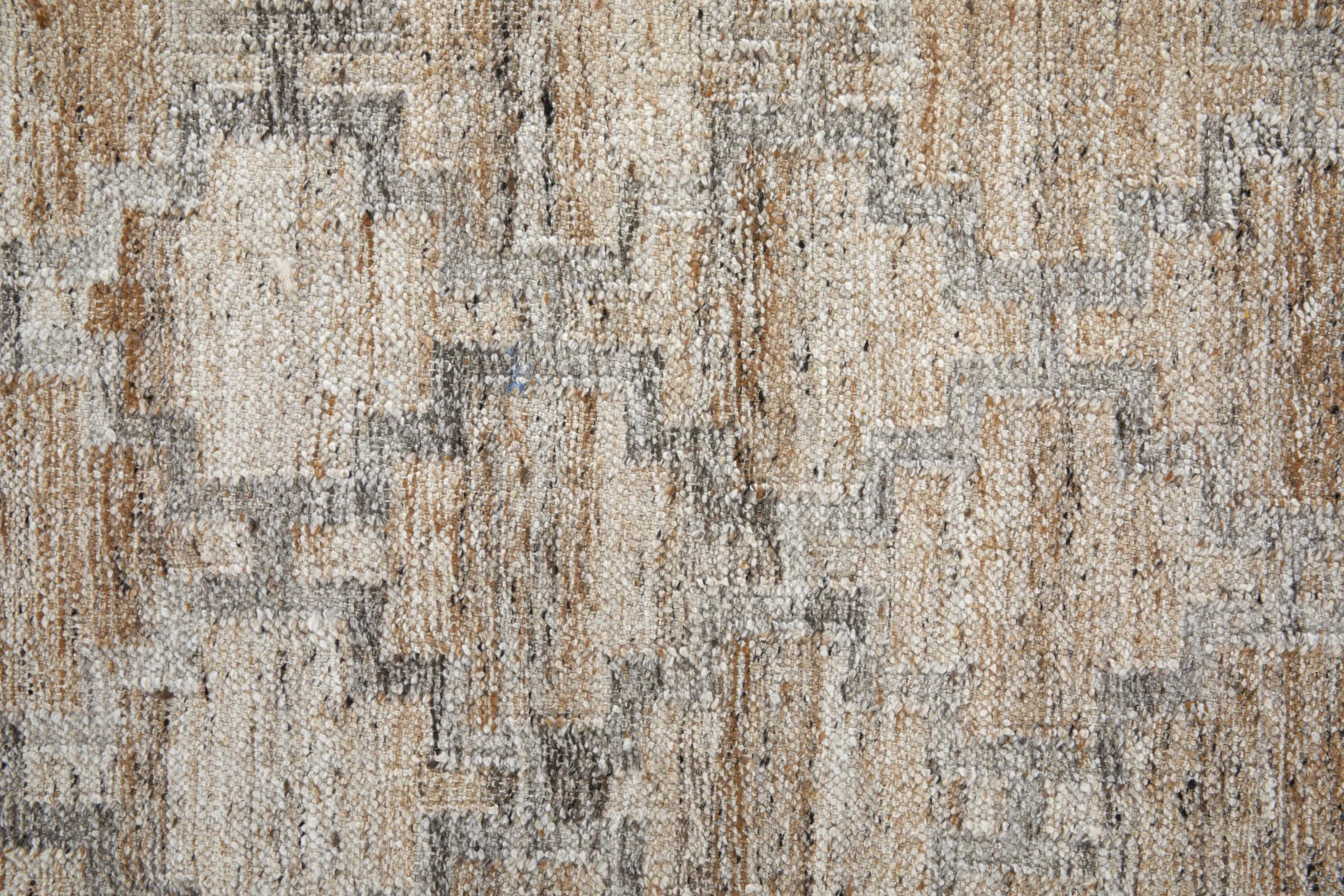 5' X 8' Tan and Gray Geometric Hand Woven Area Rug With Fringe Homeroots Outdoor
