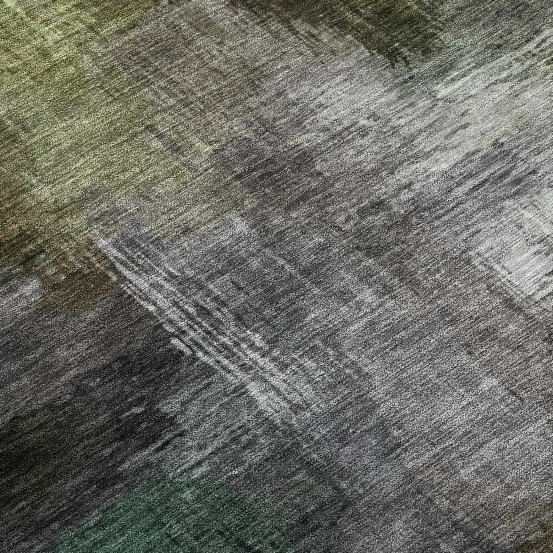 5' X 8' Taupe And Brown Abstract Washable Indoor Outdoor Area Rug Homeroots Outdoor