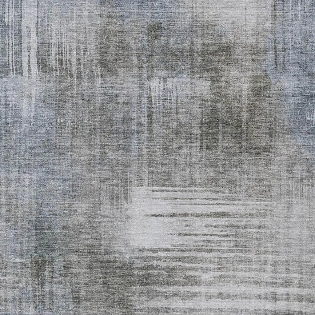 5' X 8' Taupe And Brown Abstract Washable Indoor Outdoor Area Rug Homeroots Outdoor