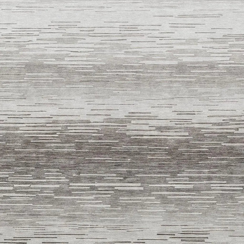 5' X 8' Taupe And Brown Striped Washable Indoor Outdoor Area Rug Homeroots Outdoor