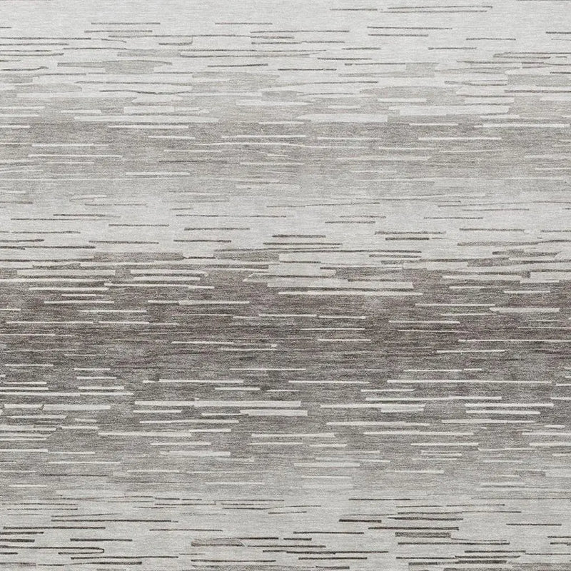 5' X 8' Taupe And Brown Striped Washable Indoor Outdoor Area Rug Homeroots Outdoor