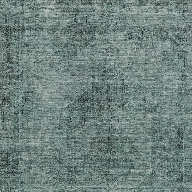 5' X 8' Teal Blue And Gray Oriental Washable Indoor Outdoor Area Rug Homeroots Outdoor