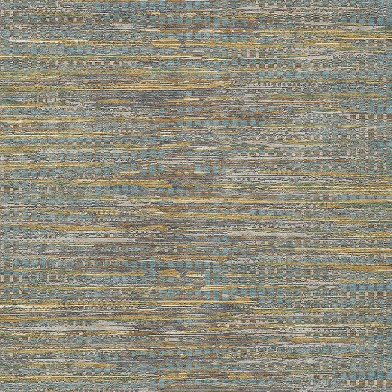 5' X 8' Teal Blue And Taupe Abstract Washable Indoor Outdoor Area Rug Homeroots Outdoor