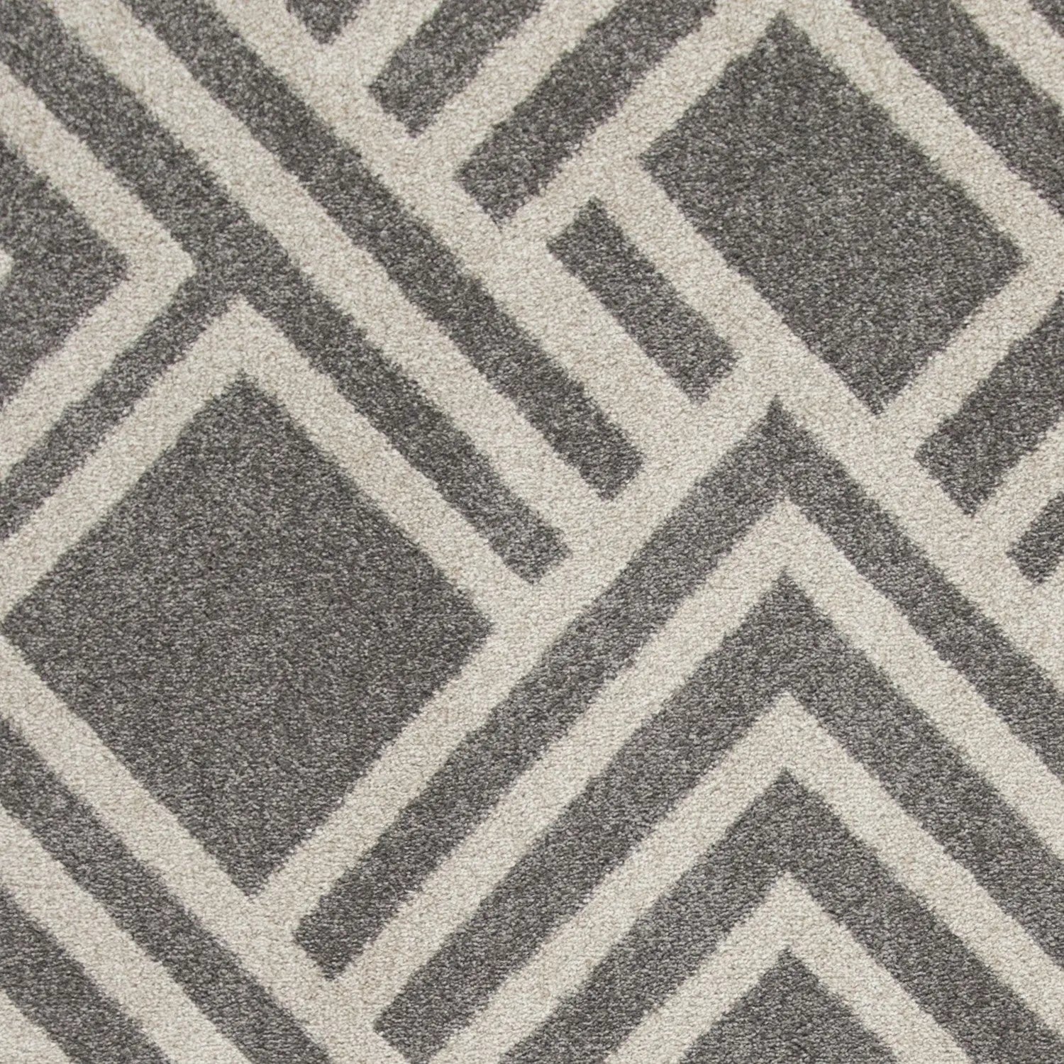5'X8' Grey Machine Woven Uv Treated Geometric Indoor Outdoor Area Rug Homeroots Outdoor