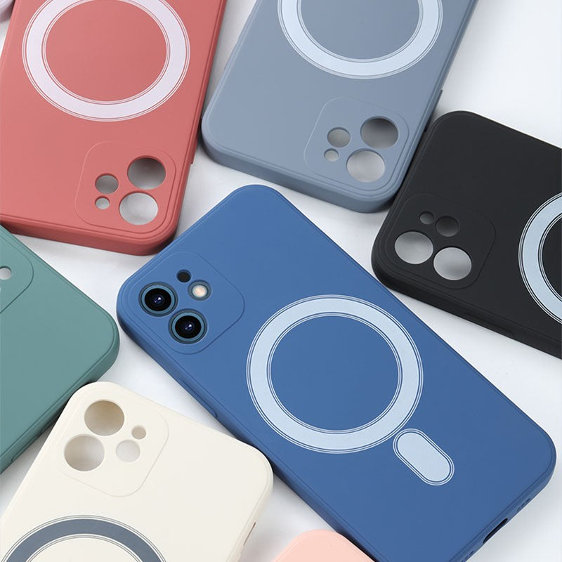 Magnet Case For iPhone 12 Mini 11 Pro Max 12Pro X XS XR 7 8 Plus SE Silicone Magnetic Phone Cover