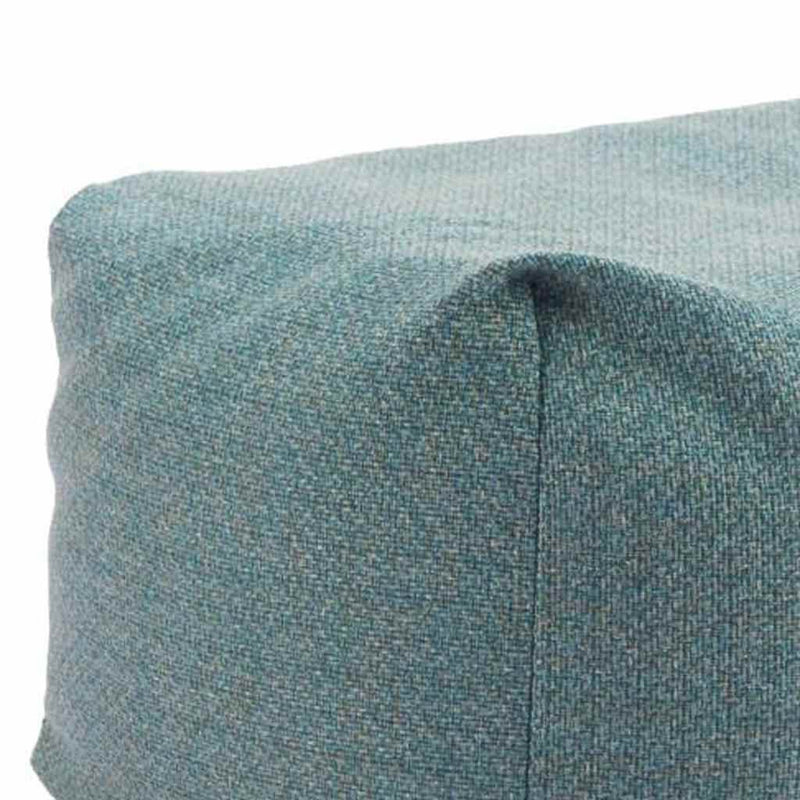 34" Green Olefin Pouf Ottoman - Living Room