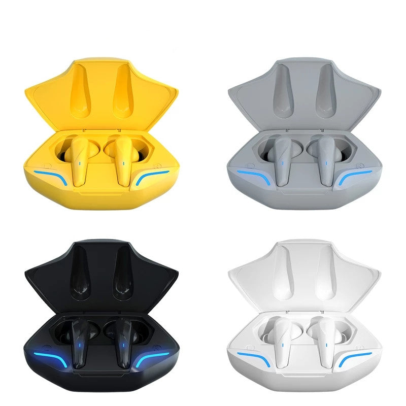 Wireless Earphones Bluetooth 5.0 Gaming Headphones Zero Delay Stereo Earbuds with Charging Box