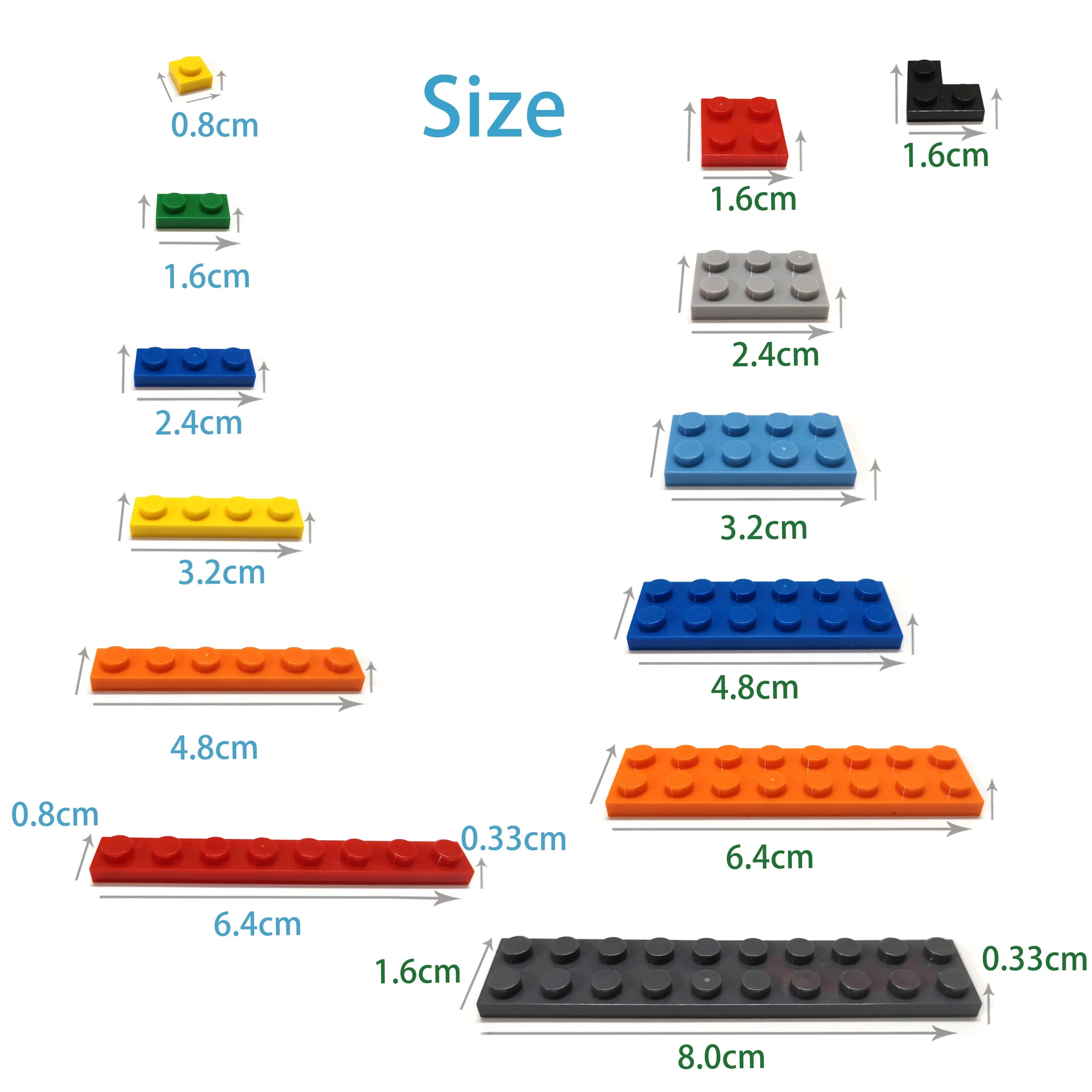 600pcs DIY Building Blocks Thin Figures Bricks Lamp 12Colors Educational Creative Size Compatible With 4037 Toys for Children GreatEagleInc
