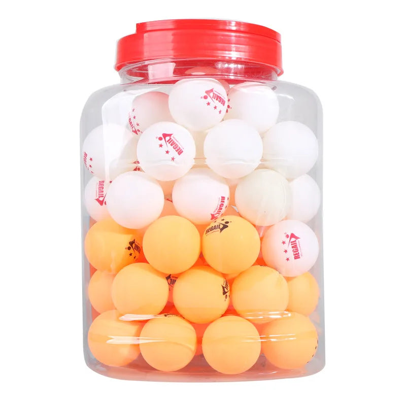 60PCS Ping Pong Ball ABS Plastic Professional 40mm High Elasticity White Orange Amateur AdvancedMatch Training Table Tennis Ball