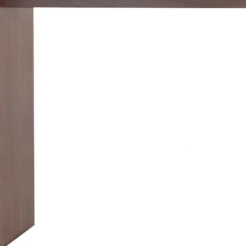 60" Brown Wood Rectangular Bar Height Bar Table Homeroots Living Room