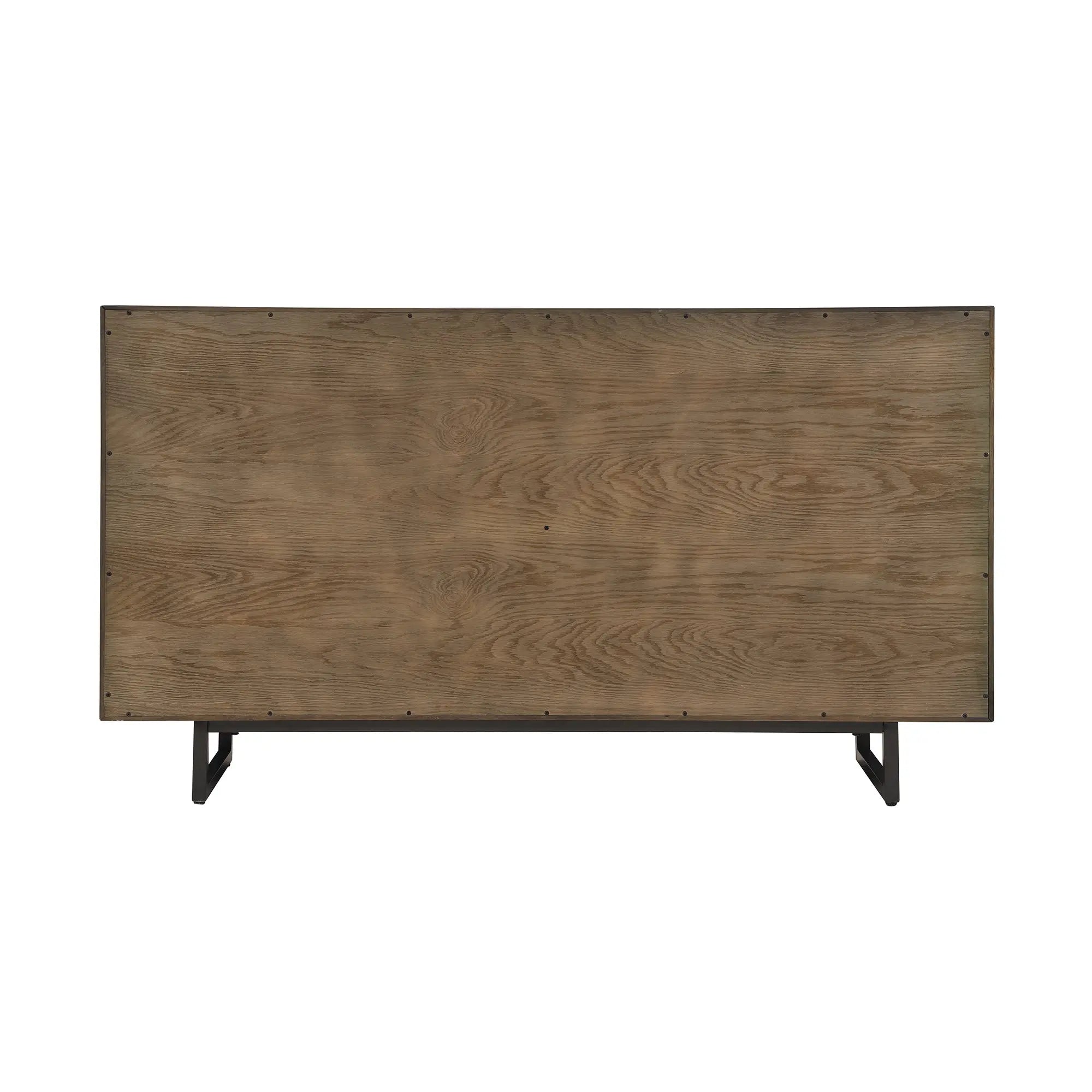 60" Dark Brown Solid Wood Six Drawer Double Dresser - GreatEagleInc