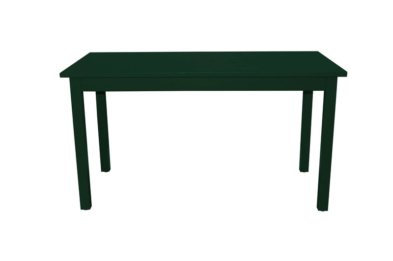 60" Dark Green Solid Wood Dining Table Homeroots Kitchen & Dining