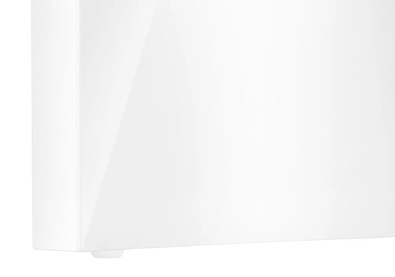 60" White Computer Desk With Two Drawers Homeroots Office