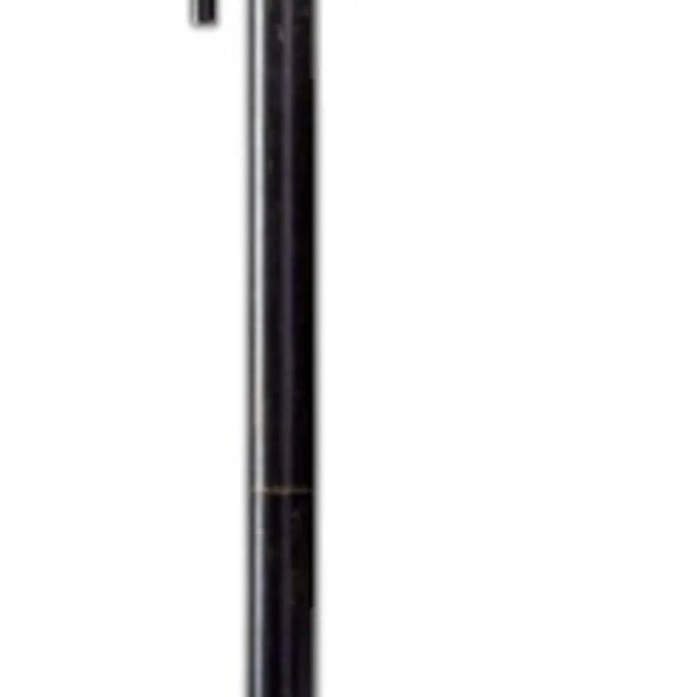 61" Bronze Metal Floor Lamp With Beige Fabric Shade Homeroots Lighting
