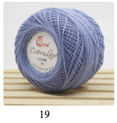 Crochet Knitting yarn Soft Comfortable Thin Yarn Lace Threads for Knitting 14 Colour Eco-friendly Dyed Sweater Scarf